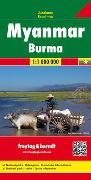 Myanmar - Burma, Autokarte 1:1.000.000. 1:1'000'000