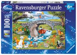 Ravensburger Kinderpuzzle - 10947 Die Familie der Animal Friends - Disney-Puzzle für Kinder ab 6 Jahren, mit 100 Teilen im XXL-Format