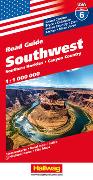 Southwest, Southern Rockies, Canyon Country Strassenkarte 1:1 Mio, Road Guide Nr. 6. 1:1'000'000